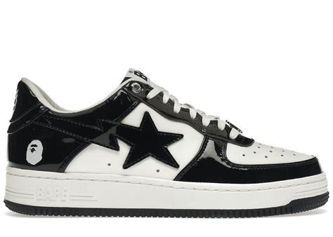 bapesta black and white price.